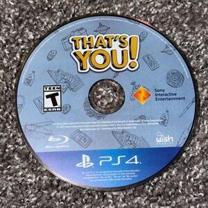 Sony PlayStation 4 That’s You! Video Game Rated T For Teen Used Pre Owned Cool G